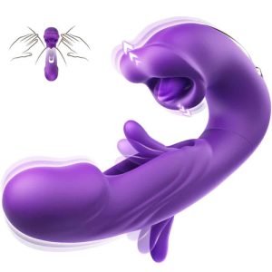 TOYBOX Δονητής με Γλειψίματα και Κινητή Γλώσσα – Τριπλή Δράση για Απόλυτη Απόλαυση