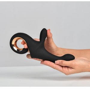 TOYBOX Gold Finger Rabbit vibrator blue - Image 8